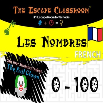 Preview of French: Numbers Escape Room | The Escape Classroom