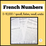French Numbers (Nombres) 0-100 and higher/Speaking, Listen