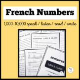 French Numbers (Nombres) 1,000 to 10,000 Speaking, Listeni