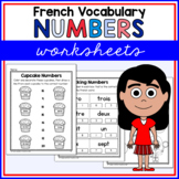 French Numbers Vocabulary Worksheets - Les Numéros en Fran