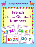 French Numbers up to 50 Les Chiffres J'ai ... Qui a ... Game - Free