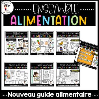 Preview of French Nutrition Bundle | Alimentation - Ensemble
