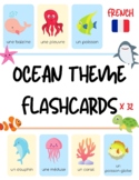 French *Ocean theme* Flashcards for Young Learners - 32 Fr