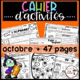 French October Halloween Worksheets | Cahier d'activités d