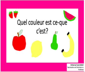 Preview of French Oral Assessment Activity | Communication à l'oral
