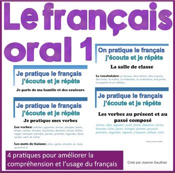 Preview of French Oral Practice-Une pratique orale: Ensemble 1 