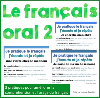Preview of French Oral Practice-Une pratique orale: Ensemble 2 