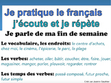 French Oral Practice-Une pratique orale: les fins de semaine