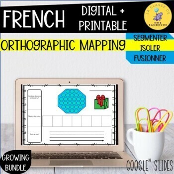 Preview of French Orthographic Mapping Thematic Bundle I DIGITAL & PRINTABLE