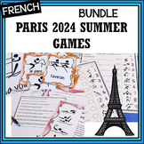 French Paris 2024 Olympics BUNDLE of Activities, Webquests, game