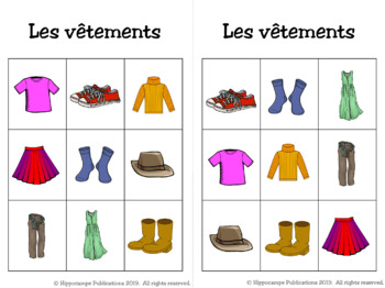 French Partner Conversation: Qu'est-ce que tu portes à l'école? (vêtements)