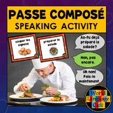 French Passé Composé Speaking Activities Grand Chef French Foods