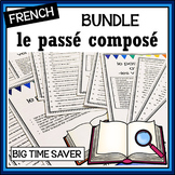 French Passé Composé BUNDLE: Worksheets & Tests/Quizzes
