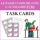 French Passé Composé with ÊTRE TASK CARDS