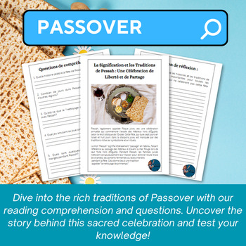 Preview of French Passover Journey | Engaging Activities to Explore Tradition and History