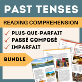 French Past Tense Reading Comprehension Bundle