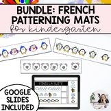 French Patterning Math Centre for Kindergarten Bundle | Le