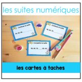 French Patterning Task Cards - Les suites numériques