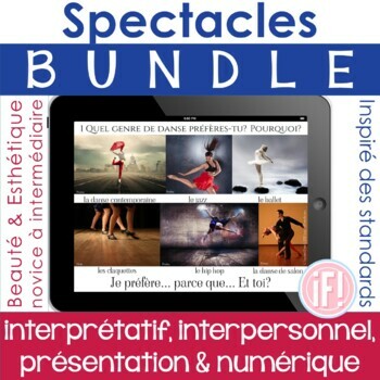 Preview of French Performing Arts Dance Theatre Film Movie Cinema BUNDLE