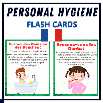 Preview of French Personal Hygiene {Personal Care & Hygiene} - Self-Confidence Lesson