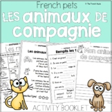 French Pets Worksheet Pack (NO PREP) Emergency Supply Plans