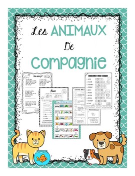 Preview of French Pets unit - Les animaux de compagnie