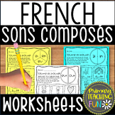 French Phonics Activities, Mots Composés, Fun Worksheets, 