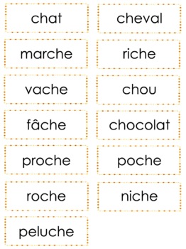 French Phonics Bingo Le Bingo Des Sons Ch Chat Et Qu Qui By Ms Joanne