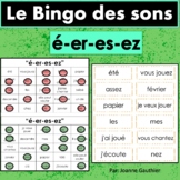 French Phonics Bingo: Le Bingo des sons: É-ER-ES-EZ