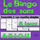 French Phonics Bingo Set 1 / Le Bingo des sons: Ensemble 1