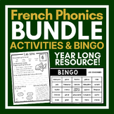 French Phonics Bundle | Activities & BINGO | Year Long