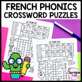 French Phonics Crossword Puzzles-mots croisés des sons