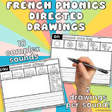 French Phonics Directed Drawing and Write | Les Dessins Dirigés