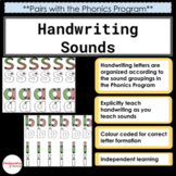 French Phonics - Handwriting sequence for phonemes