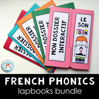 Preview of French PHONICS Lapbooks Bundle | La conscience phonologique