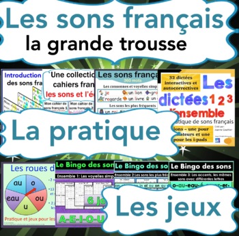 Preview of French Phonics Mega Bundle: La grande trousse pour pratiquer les sons français