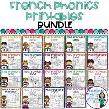 Preview of French Phonics BUNDLE | Les sons simples et les sons composés (complexes)