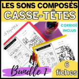 French Phonics Puzzles - Mystery Image - Casse-têtes  SONS