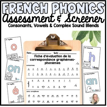 Preview of French Phonics Screener & Assessment
