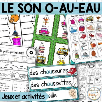 Preview of French Phonics & Sounds Games - Le son O-AU-EAU - Jeux et activités