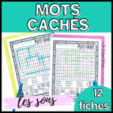 French Phonics Word Search - Mots cachés - les sons
