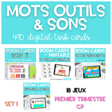 French Phonics and Sight Words BUNDLE BOOM CARDS | SET 1