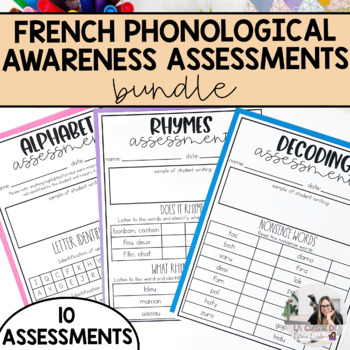 Preview of French Phonological Awareness Assessments | Science of Reading in French