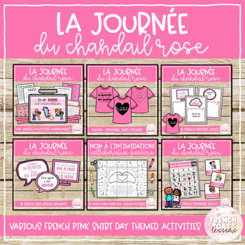 Preview of French Pink Shirt Day BUNDLE | La Journée du chandail rose