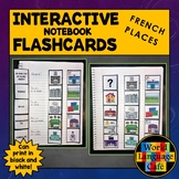 French Places Flashcards Locations Buildings Interactive N