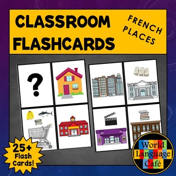 French Places Flashcards, Locations, Buildings, Les endroits Flashcards