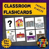 French Places Flashcards Locations Buildings Les endroits 