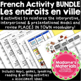 French Places in Town/Endroits en ville: BUNDLE Prepositio