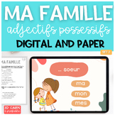 French Possessive Adjectives | BOOM CARDS Family | Adjecti