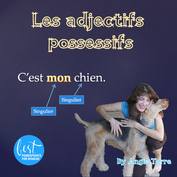 Preview of French Possessive Adjectives PowerPoint and Interactive Notebook Activities
